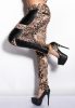 Leopárd mintás nadrág műbőr betéttel (IN50336 XS, S, M, L, XL)