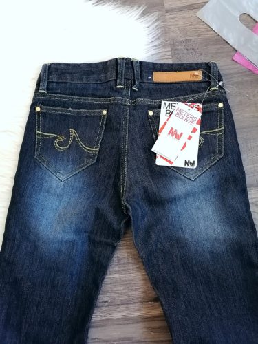 Egyenes szárú kék basic farmer