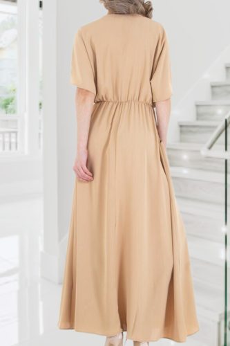 Gyönyörű lezseren elegáns zsebes maxiruha