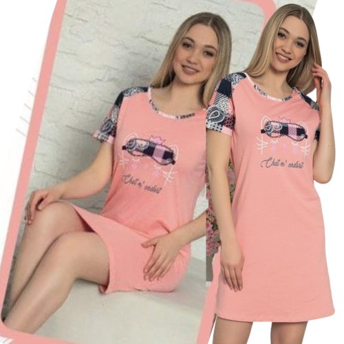 Mintás pamut hálóing