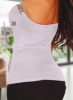 Pánt nélküli flitteres top szürke színben