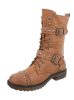Barna csatos szegecses bakancs (5401)