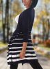 Elegáns alján csíkos kötött kardigán