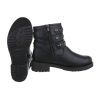 Fekete bakancs csatokkal (FC-H55)