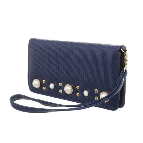 Gyöngyös kék pénztárca (GB-FLD9367)