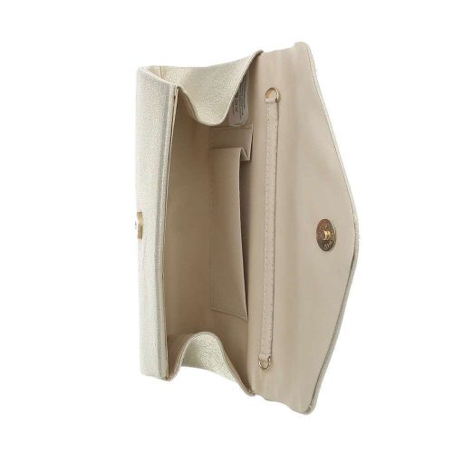 Arany alkalmi kézi táska strasszkövekkel (HD683)