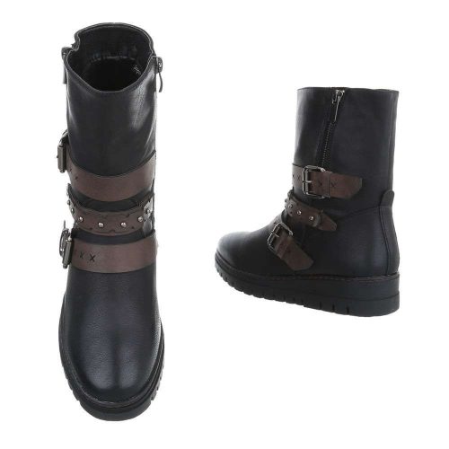 Fekete bakancs csatokkal (HFN-653)