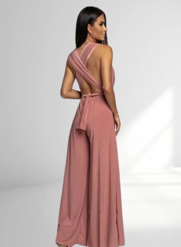 Púder rózsaszín infinity maxi overál