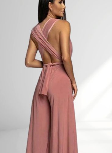 Púder rózsaszín infinity maxi overál