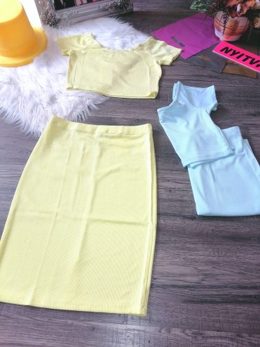 Szexi szett top + szoknya