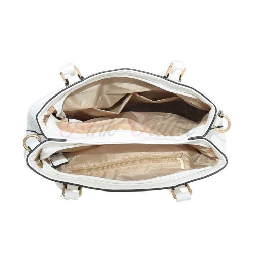 Elegáns közepes méretű keki válltáska (K704)