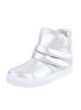 Ezüst színű magasított szárú sneaker / sportcipő (KB-015)