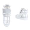 Ezüst színű magasított szárú sneaker / sportcipő (KB-015)