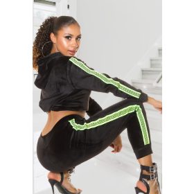 Kényelmes trendi variálható plüss szett / melegítő