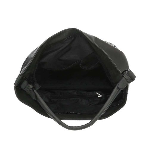 Nagy méretű fekete válltáska (TA-9004-1)