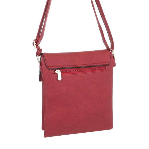 Csatos piros oldaltáska (TA-B512)