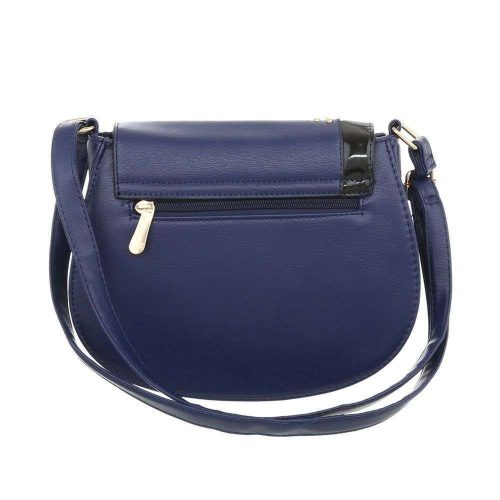 Elegáns kék oldaltáska csattal és szegecsekkel (TA-K2320)