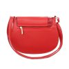 Elegáns piros oldaltáska csattal és szegecsekkel (TA-K2320)