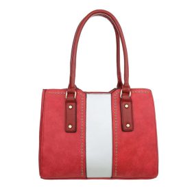 Elegáns közepes méretű piros válltáska (TA-K659)