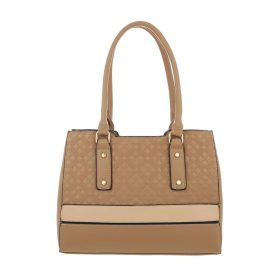   Elegáns közepes méretű sötétbézs válltáska (TA-K670)