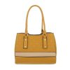 Elegáns közepes méretű sárga válltáska (TA-K670)