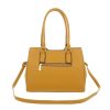 Elegáns közepes méretű sárga válltáska (TA-K670)