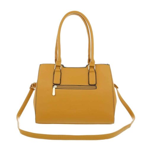 Elegáns közepes méretű sárga válltáska (TA-K670)