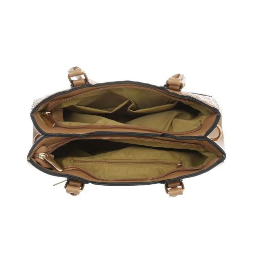 Elegáns közepes méretű sárga válltáska (TA-K670)