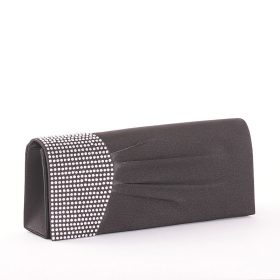 Fekete női alkalmi kézi táska 