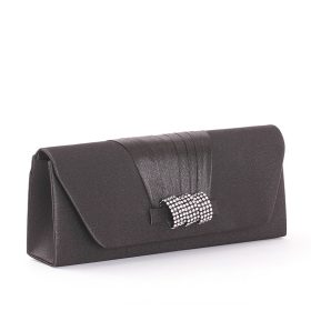 Fekete női alkalmi kézi táska 