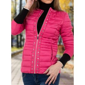 Steppelt pink strasszos átmeneti kabát