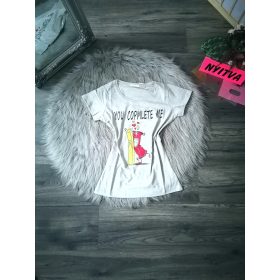 Mintás szürke póló / felső