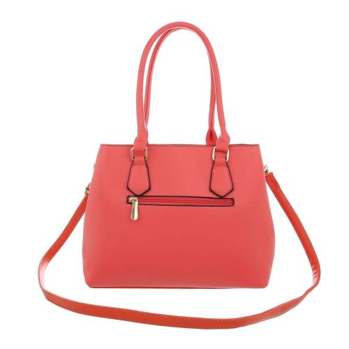 Elegáns közepes méretű korallpiros válltáska (TA-K671)
